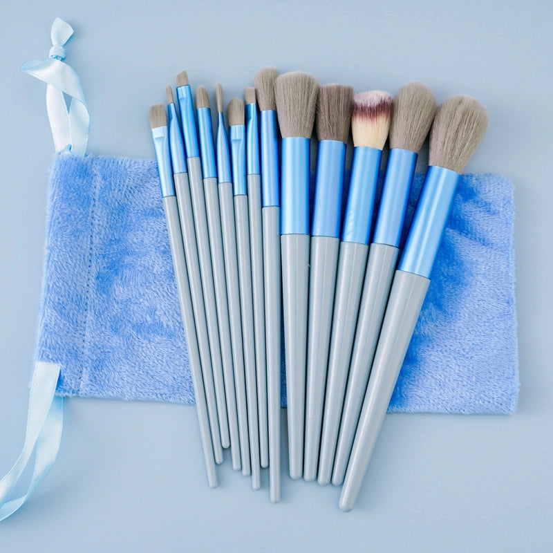 13 Sijiqing Makeup Brush Set Portable Loose Powder Brush Concealer Brush Blush Set Brush Full Set Of Beauty Tools