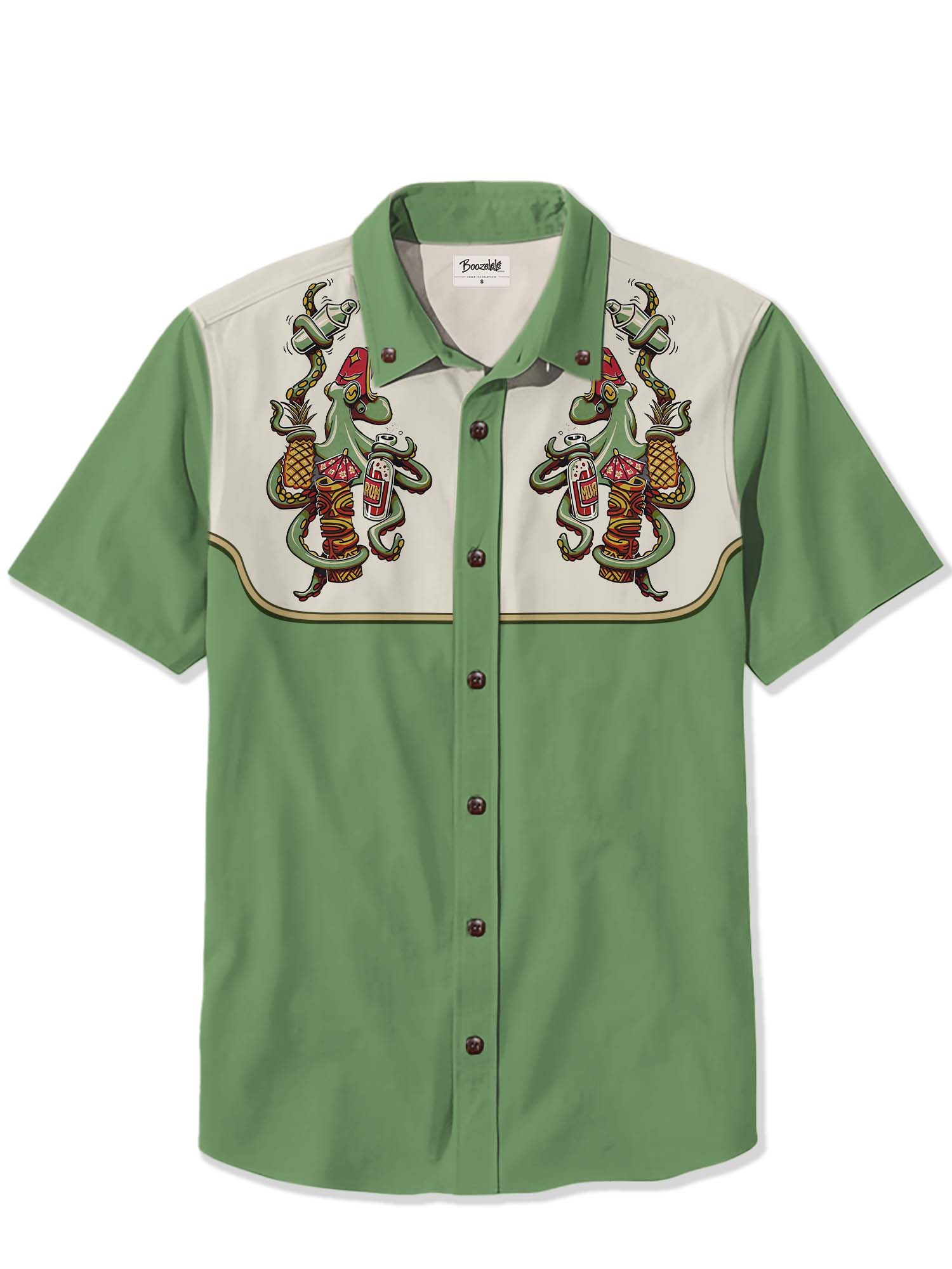 Octopus Bartender - 100% Cotton Shirt