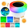 Solar Pool Chlorine Tablet Dispenser with Colorful Light for Up to 3 inch Tablet