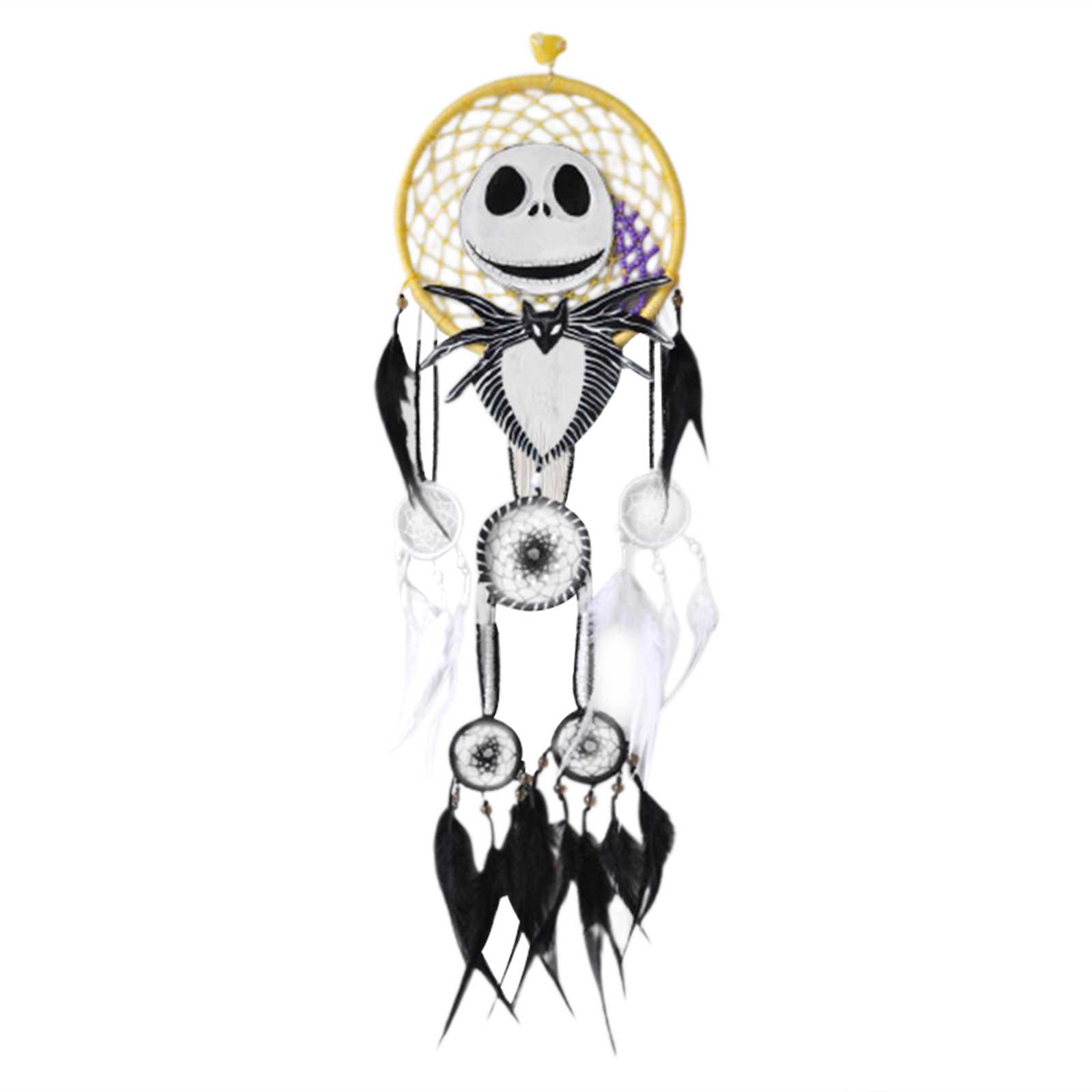 

Halloween Dreamcatcher Hand-Woven Wind Chimes Door Pendant Halloween Gift, 501 Original