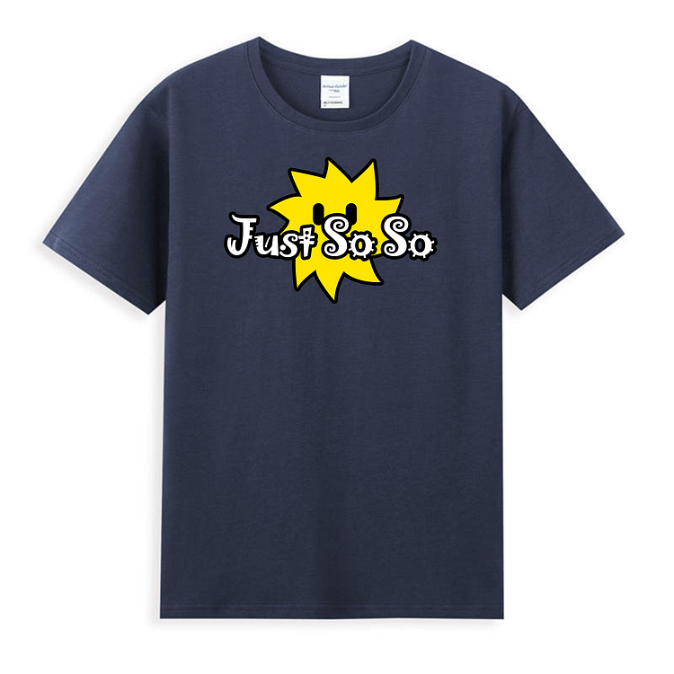 Unisex Just Soso Shirts Sun Ball Ink Blue