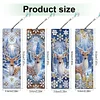 (US Local)Christmas Deer A5 Size Diamond Painting Notebook Set with 4Pcs Bookmark Gift