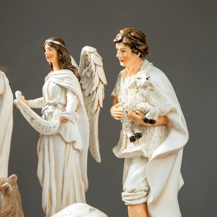 12 Pieces Nativity Figurine Set