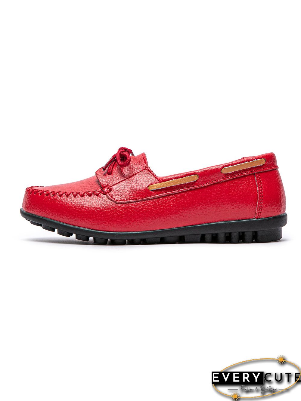 Retro Casual Simple Lace-up Flat Shoes