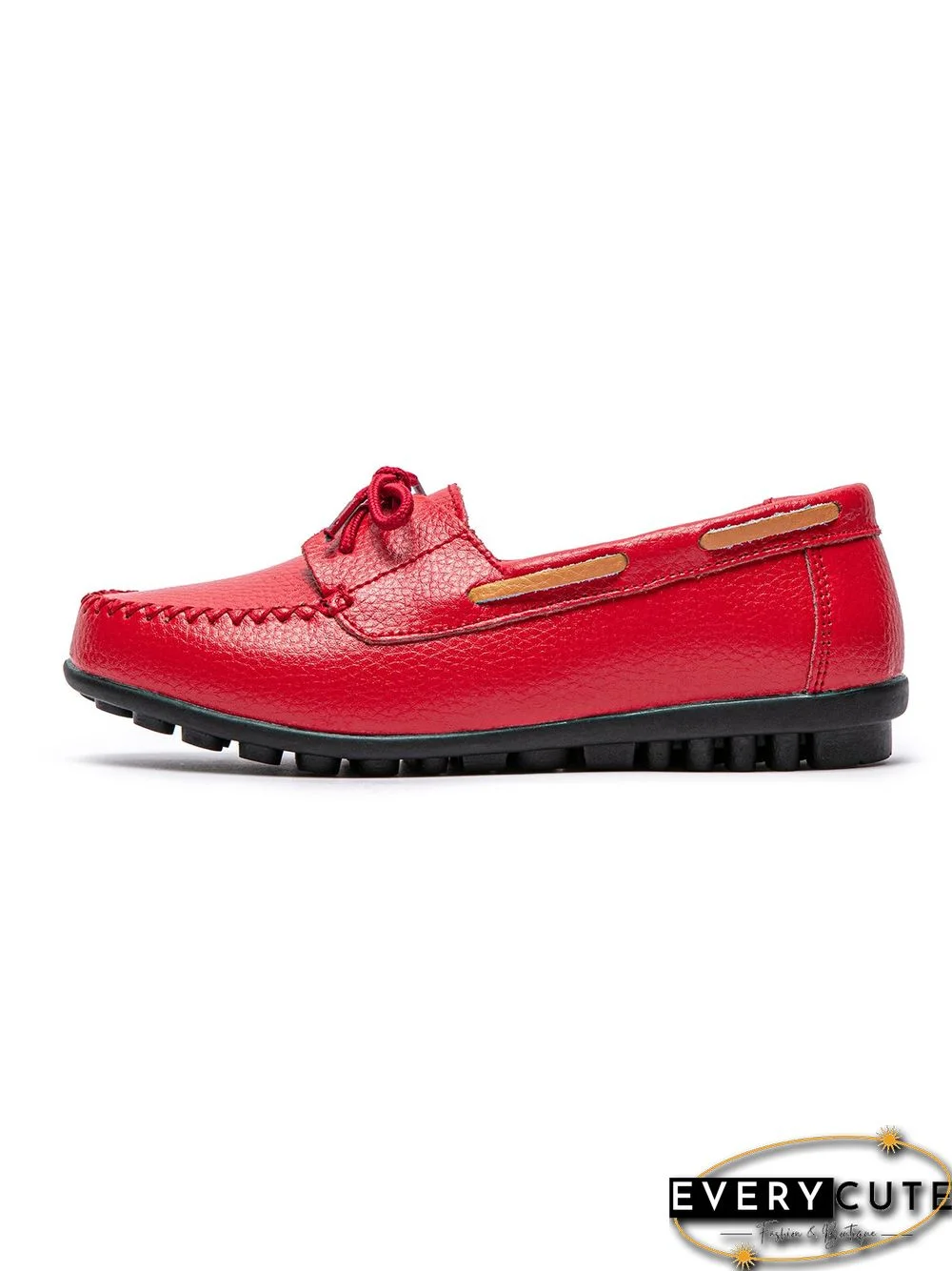 Retro Casual Simple Lace-up Flat Shoes