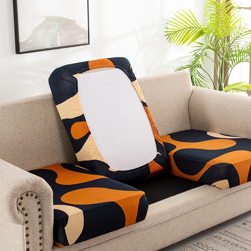 Nigikala Printed Sofa Seat Cover Stretch Sofa Covers for Living Room Furniture Protector Armchair Couch Cover for Pets, Kids 1pc