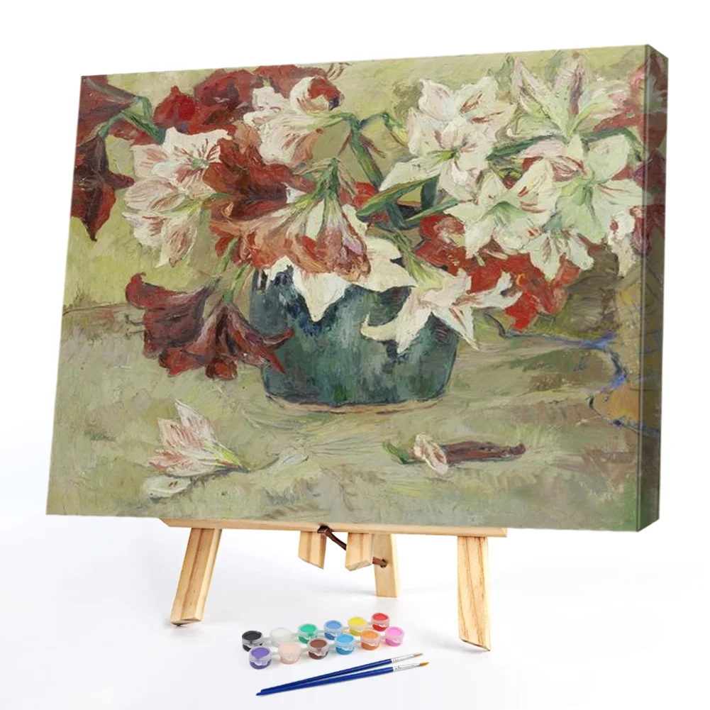 Lily Flower - Paint By Numbers(50*40CM)