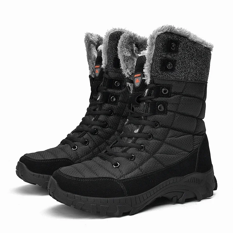 Comfortable And Warm Snow Combat Boots For Men