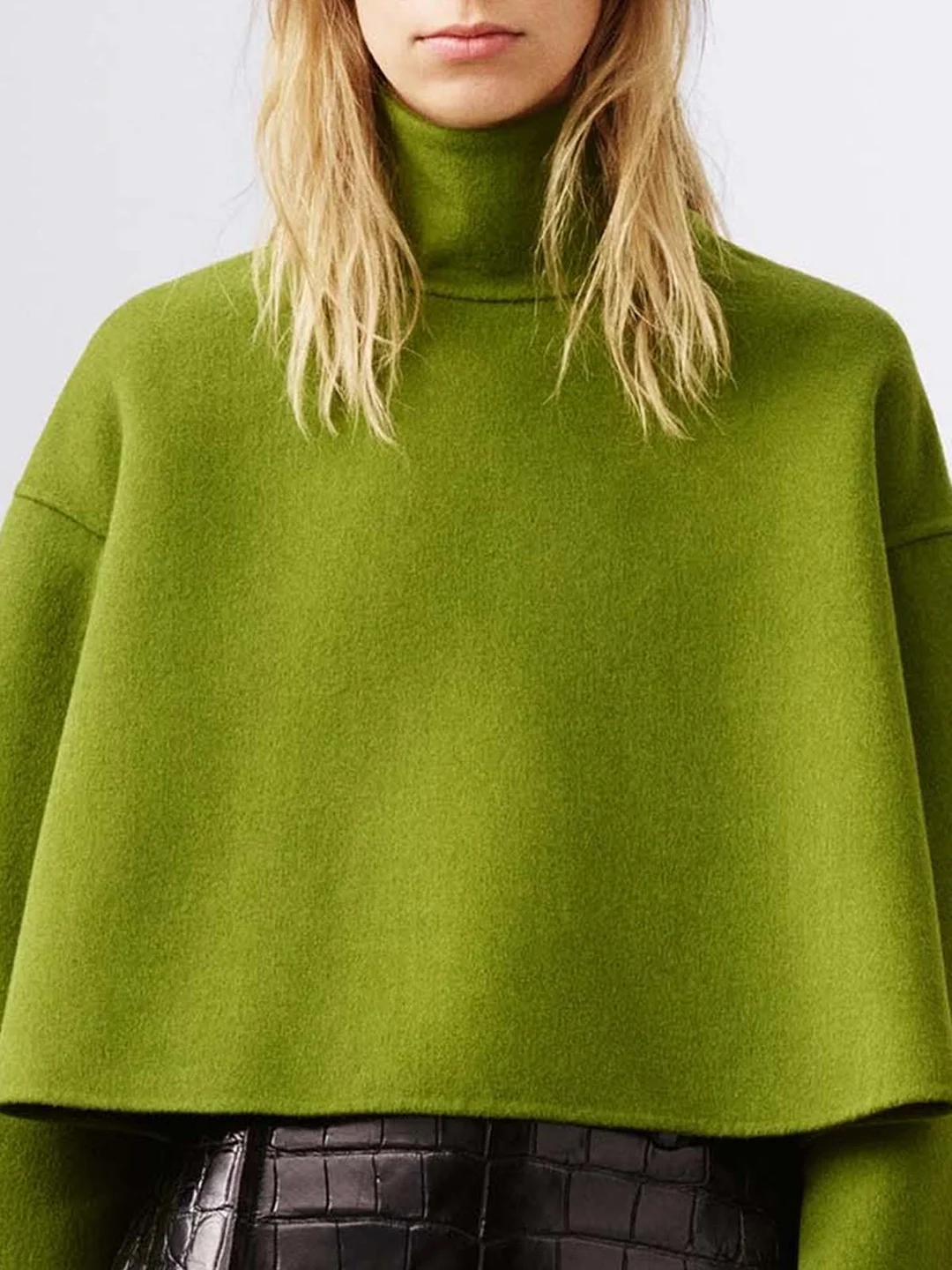 Daily Green Solid Casual Top