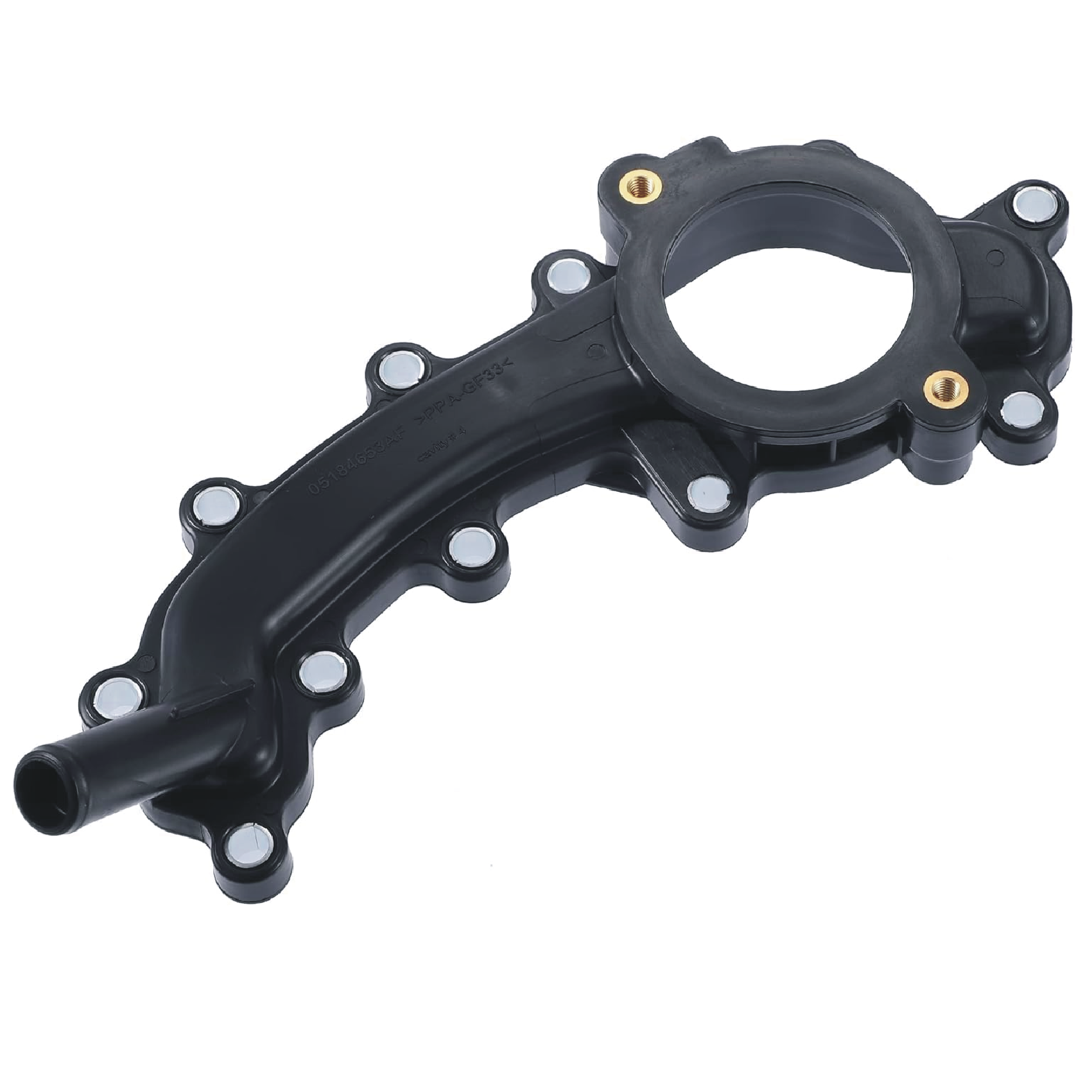 902-3102HP Thermostat Housing Compatible with Chrysler/Jeep Cherokee/Dodge/Ram, Engine Coolant Crossover Pipe Adaptation 5184653AF  5184653AD  5184454AE  5184653AE  85997  CH5997  CO34803