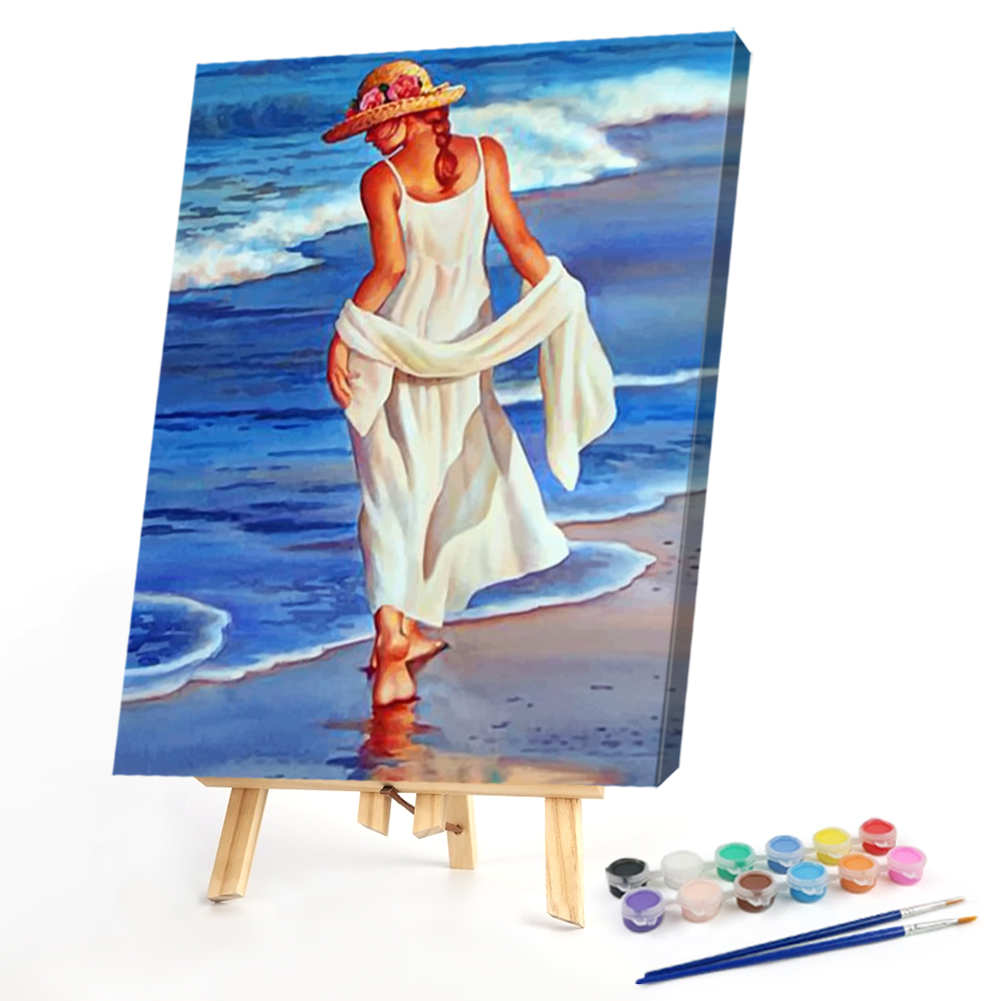 

40*50CM - Paint By Numbers - Wave Women, 501 Original