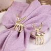 Matte Golden Elk Event Catering Napkin Ring