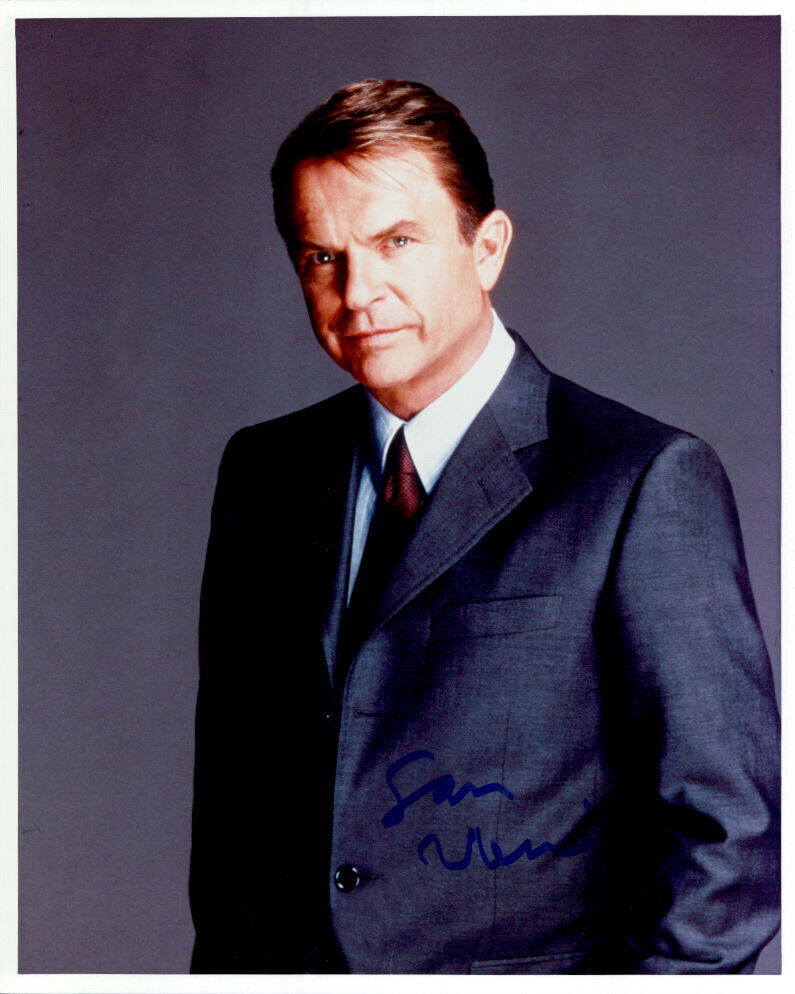 Sam Neill signed 8X10 Photo Poster painting