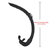 Silicone Snorkel Tube Diving Snorkel with Storage Case Flexible for Scuba Diving