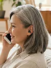 Bluetooth-Compatible Clip-On Sports Headphones Noise Reduction Single Ear Headphones Clip-On Open-Ear Earphones for Fitness Running Workout