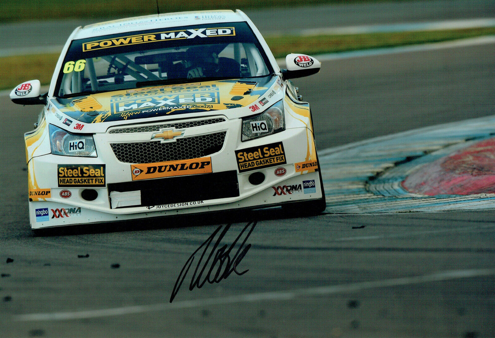 Josh COOK SIGNED 12x8 Photo Poster painting AFTAL Autograph COA British Touring Car Driver