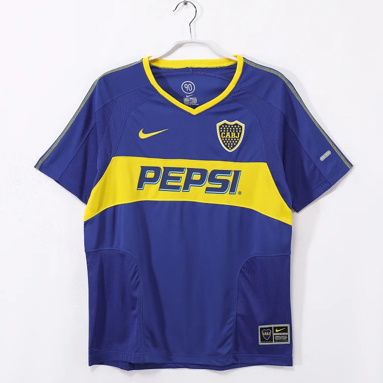 2003/04 Boca Home Retro Jersey