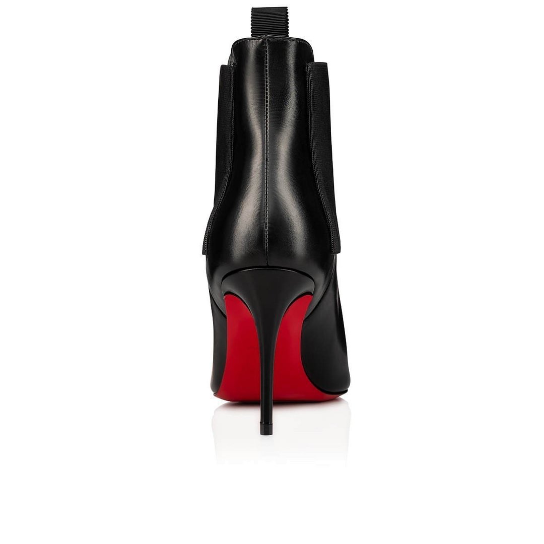 red bottom ankle booties