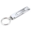Ultra-Thin Small Stainless Steel Nail Clipper Portable Multi-function Folding Nail Clipper Keychain EDC Pocket Tool