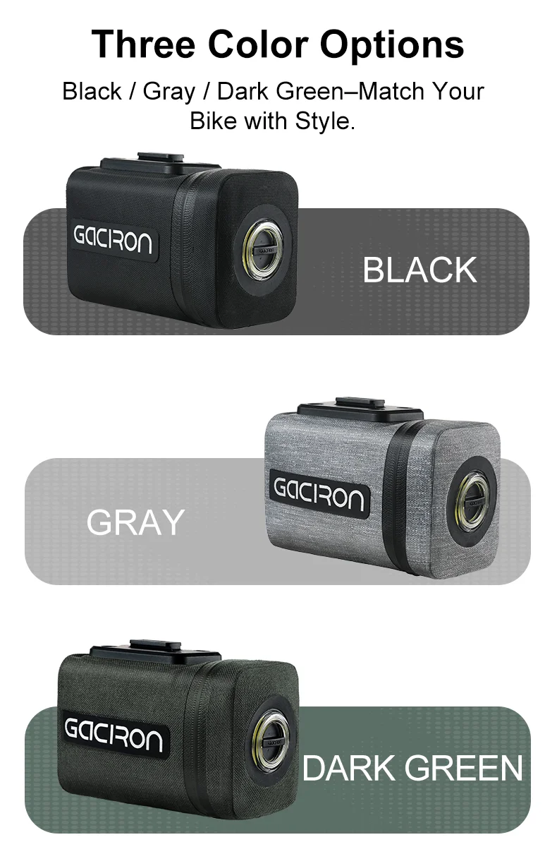 Gaciron CAT HOUSE 200 Handlebar Bag with Smart Warning Light