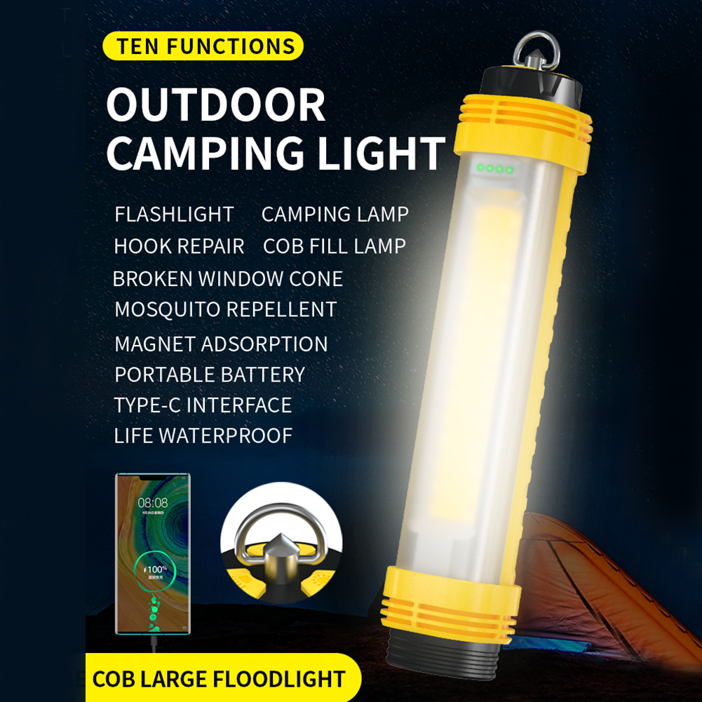 

XPG+COB Flashlight Rechargeable 3 Gears Camping Tent Torch Warning Lamp, X6, 501 Original
