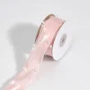 Pearls Silk Ribbon 4cm x 4.5m Wedding Bouquet Gift Wrapping Ribbon
