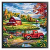 Farm Truck-14CT Counted Cross Stitch 40*40cm/15.75*15.75in tapestrymarket