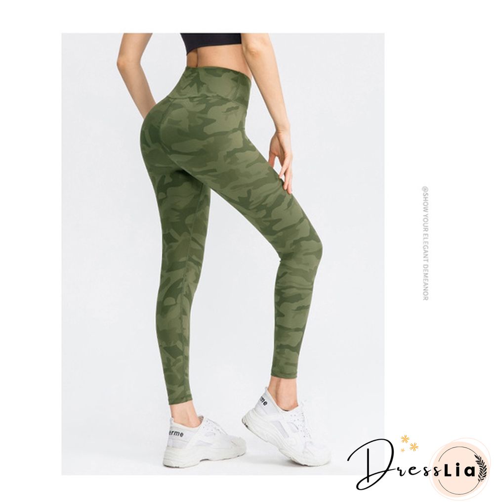 Print Women' Yoga Pants High Waist High Elastic Sport Leggings Gym Clothing Yoga Push Up Legging Running Workout Seamless Tights