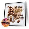 Coffee Bean Gnome-Full Round Diamond Painting 30*30CM