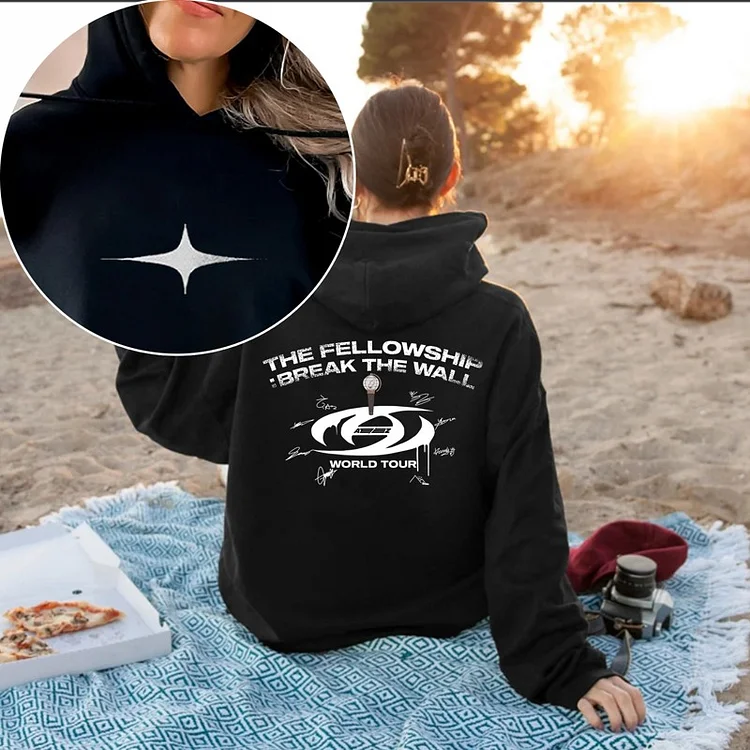 ATEEZ WORLD TOUR THE FELLOWSHIP: BREAK THE WALL Logo Hoodie officialateezshop