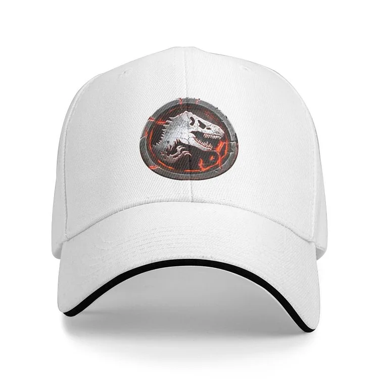 Classic Jurassic Park Baseball Cap Men Women Adjustable Dinosaur Print Dad Hat Sun Protection