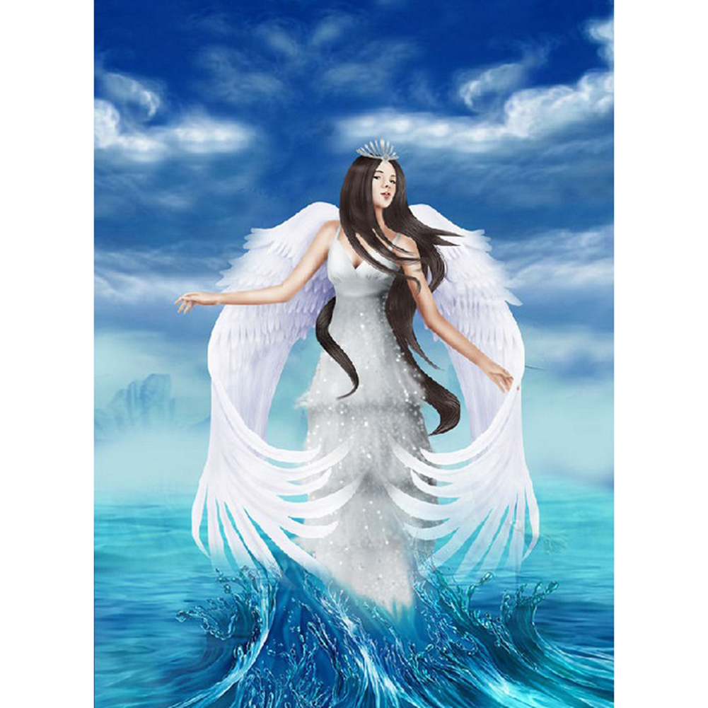 

Lake Girl - Round Drill Diamond Painting - 30*40CM, 501 Original