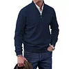 Men's Cashmere Zipper Basic Sweater