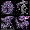 (US Local)4Pack Lady-Crystal Rhinestone Diamond Painting(30x30cm)