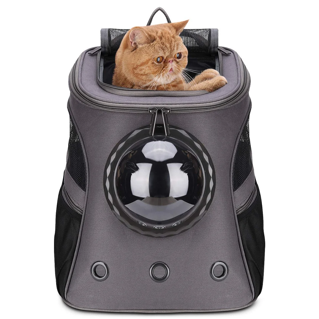 Large Cat Backpack Carrier with Bubble