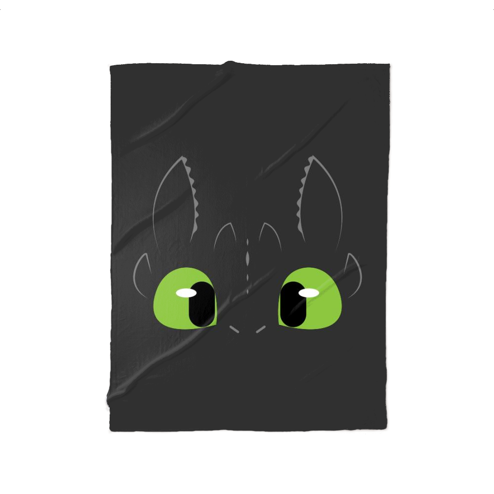 Toothless Throw Rugs Toothless, How to Train Your Dragon Fleece Blanket