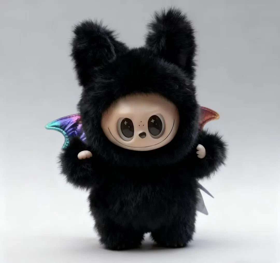 Applicable to genuine labubu lab cloth plush doll bubble mart trendy play blind box doll gift high-end doll