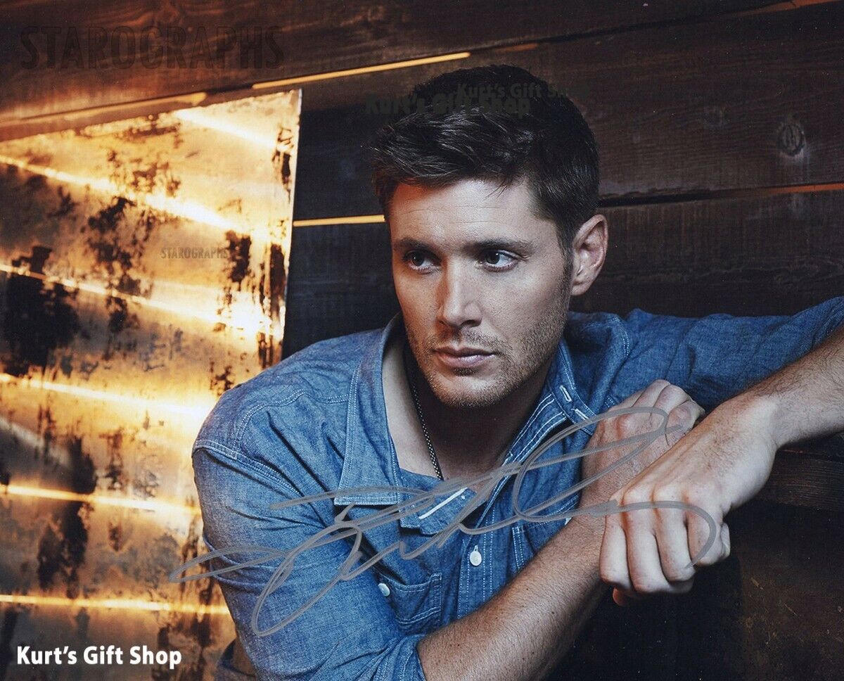 Jensen Ackles / Dean Winchester Supernatural TV 8 x 10 Autographed Photo Poster painting (RP3)