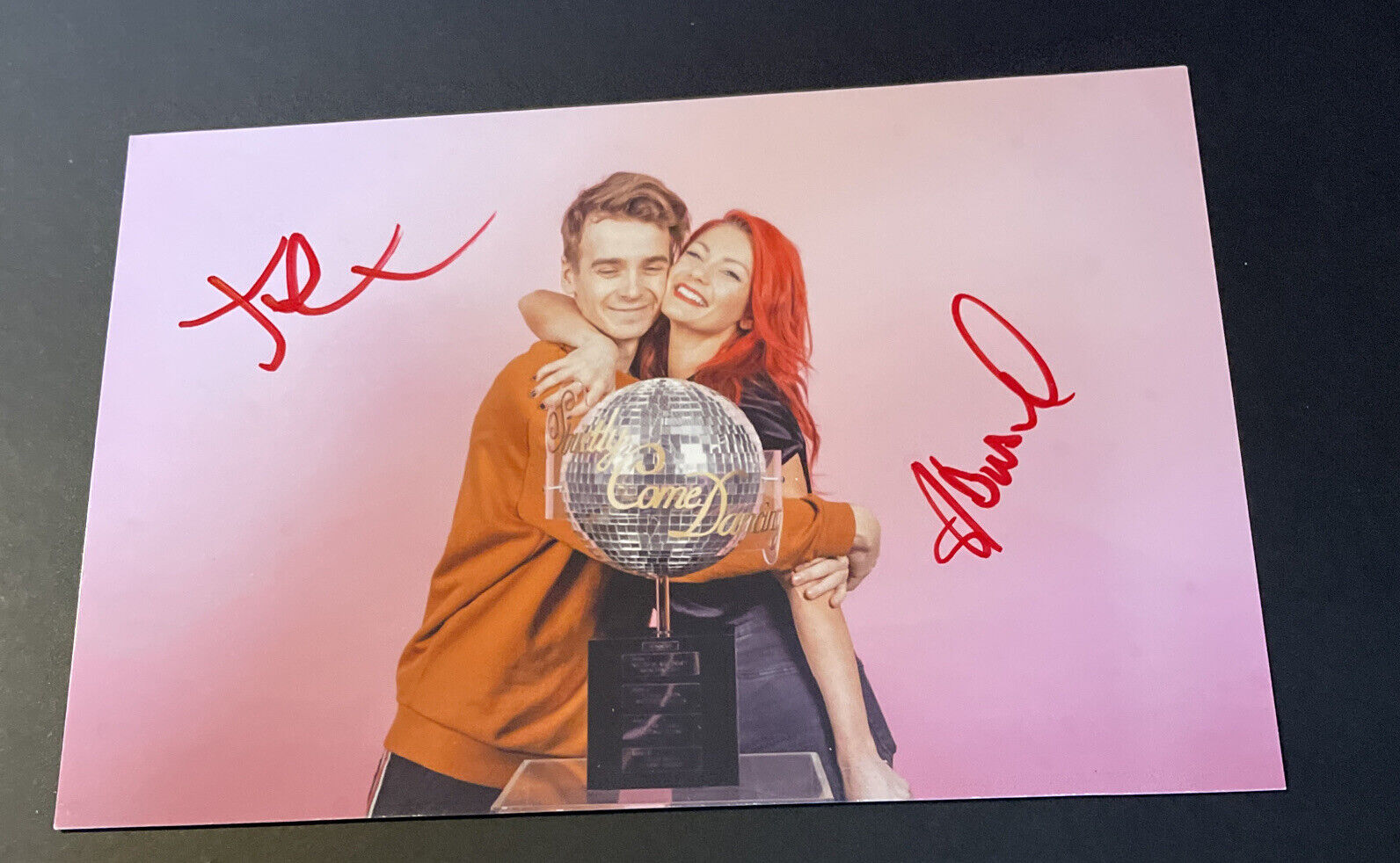 STRICTLY WINNERS JOE SUGG & DIANE BUSWELL HAND SIGNED 6x4 Photo Poster painting YOUTUBER DANCER