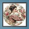 Retro Girl - Diamond Painting - Full Round Drill (Canvas|40*40cm)