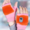 Gants chauffants sans doigts rechargeables par USB