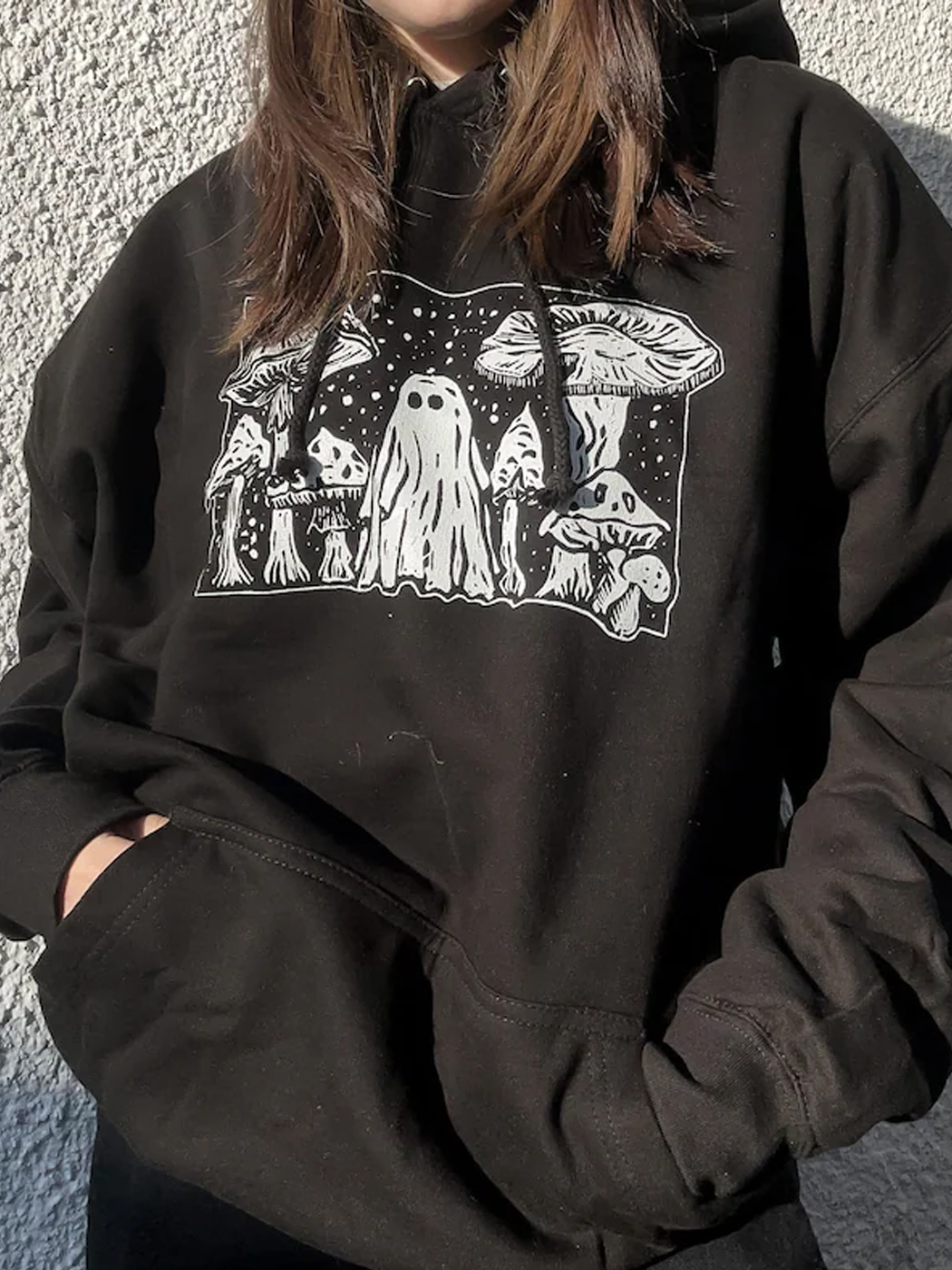 Ghost Town Illustration Hoodie