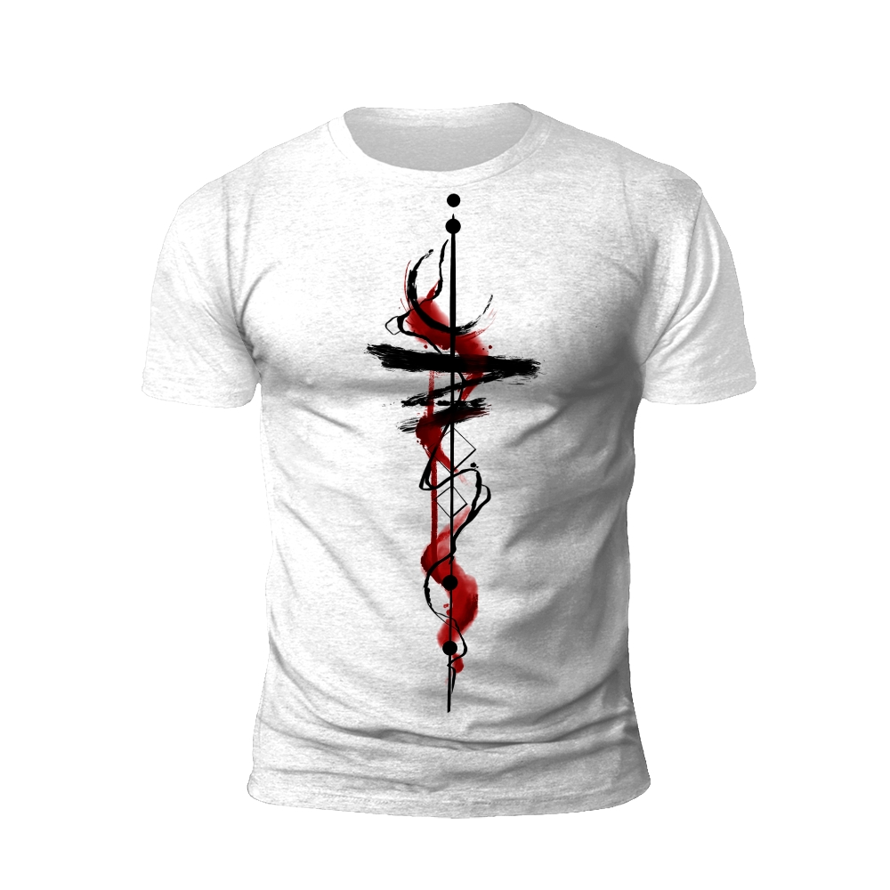 Samurai Spirit: Red and Black T-Shirt