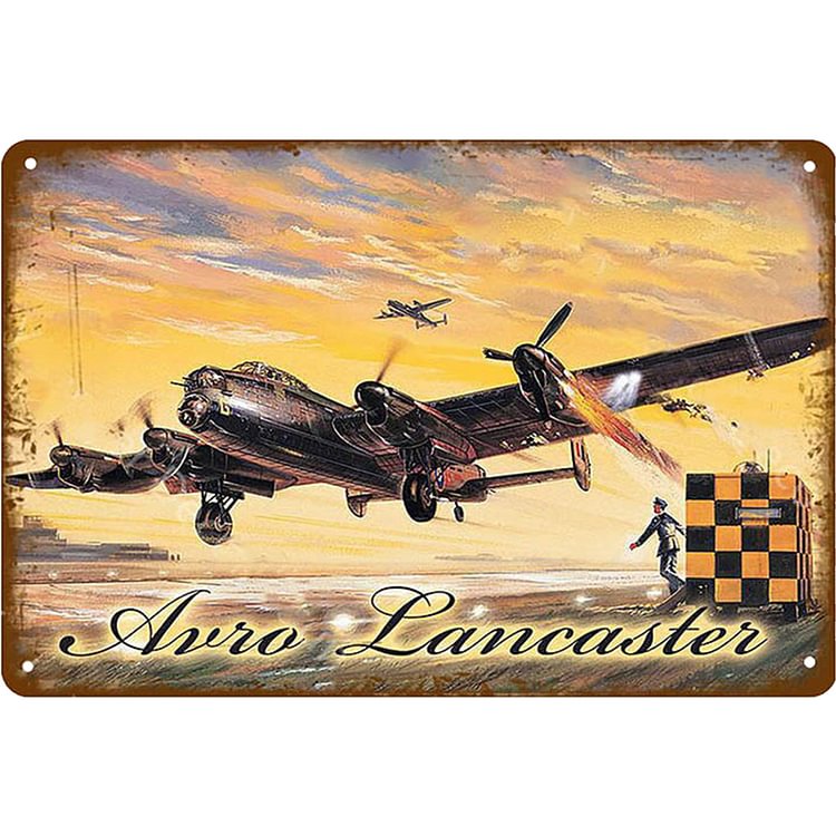 【20*30cm/30*40cm】Airplane - Vintage Tin Signs/Wooden Signs