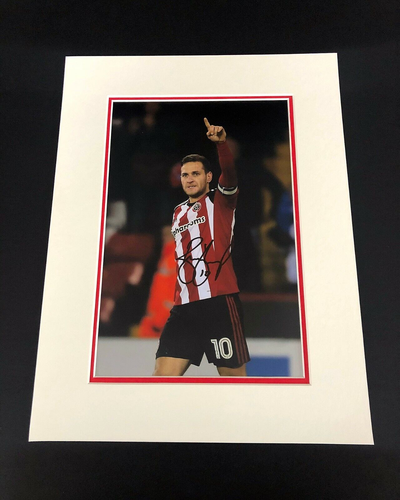 Billy Sharp SIGNED Photo Poster painting Display Mounted Sheffield United Legend AFTAL COA SUFC