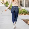 Gioiacombo&trade; Nuovi jeans strappati elasticizzati slim fit retr&ograve; da donna