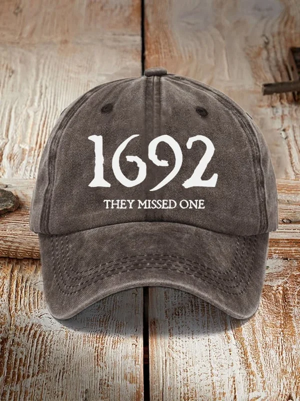 1692 They Missed One Salem Witch Sun Hat socialshop
