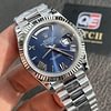 Rolex Day-Date m228239-0007 White gold with Blue Dial (Roman Numerals) President bracelet (40mm) Super Clone
