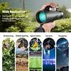 NEEWER 12x50 ED Monocular Telescope, Mobile Phone Lens Set with Metal Tripod Ball Head Mobile Phone Clip Holder Portable Storage Bag for Wildlife Watching, Camping, Astronomical Observation