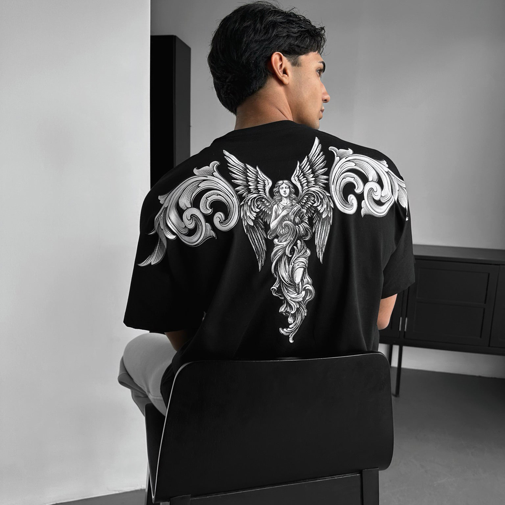 Oversized Sky Angel T-shirt